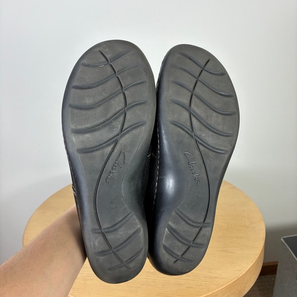 Clarks Collection Ashland Lane Q Shoes Womens 11W Slip On Loafer Comfort Walkin - Picture 6 of 8